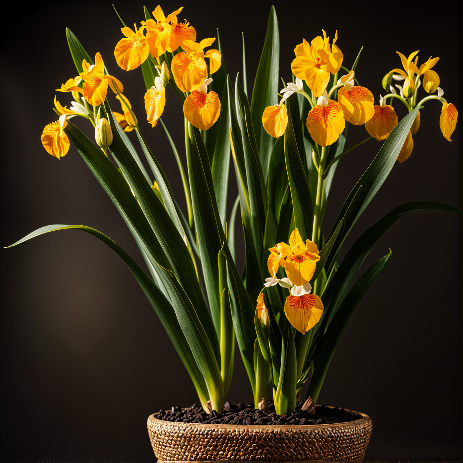 Iris pseudacorus plant card photo